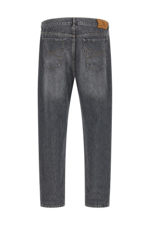 Джинси з деніму Greyscale, сірі BRUNELLO CUCINELLI M229PO2090C1473