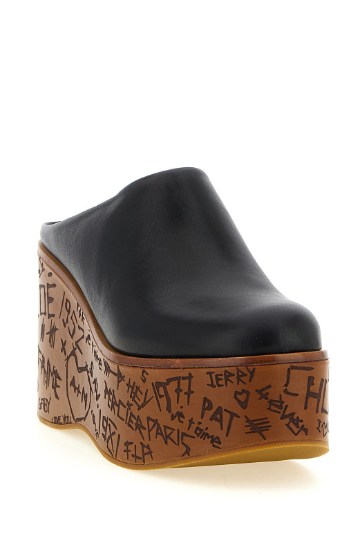  'Maxime' wedges Black