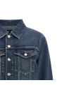 'Darted Shrunken' jacket Blue