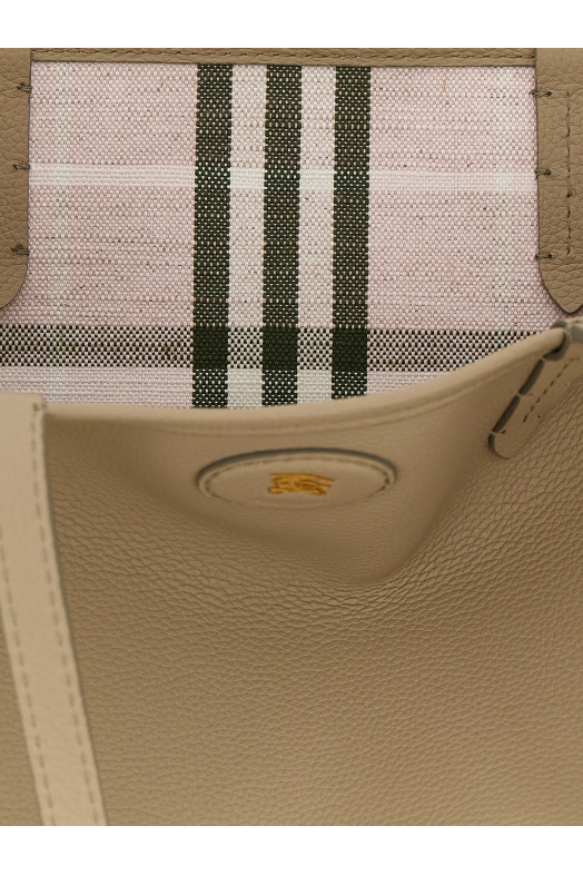 Medium 'Bloomsbury' reversible shopping bag Beige