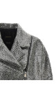 Sequin caban Silver