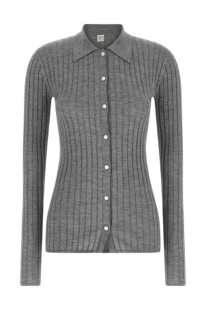 Ribbed shirt Gray