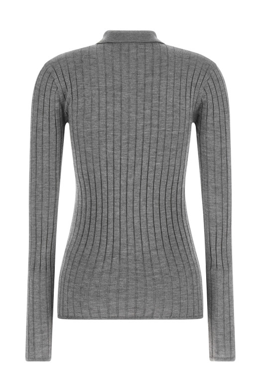 Ribbed shirt Gray