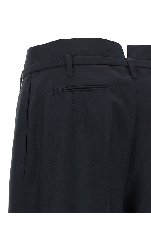 Брюки на заказ, синие PRADA P256KHSOOO17LKF0008