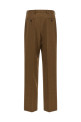 Брюки с высокой талией, коричневые PRADA P250JSOOO1PSWF0005