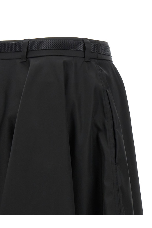 Спідниця-кльош Re-Nylon, чорна PRADA 21H057SOOO1WQ8F0002