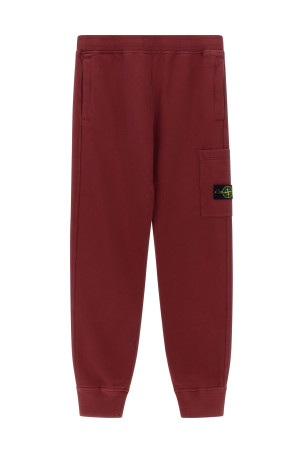 'Badge Logo' cargo joggers Bordeaux