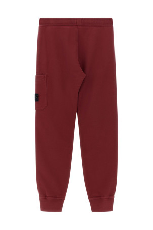 'Badge Logo' cargo joggers Bordeaux