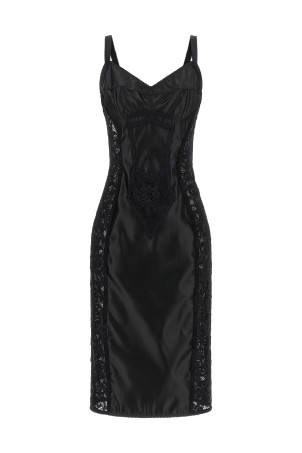 Платье-корсет, чёрное DOLCE & GABBANA F6JKZTGDCL9N0000