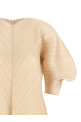 Платье со скульптурными рукавами, бежевое PLEATS PLEASE ISSEY MIYAKE PP66JH46443