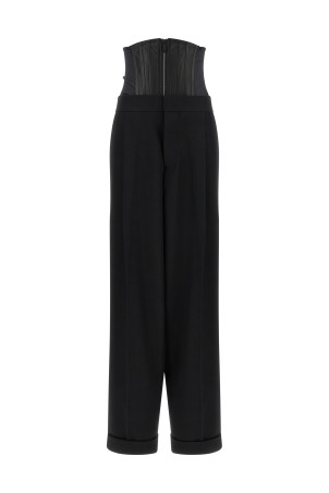 'Tailored2' pants and corset Black