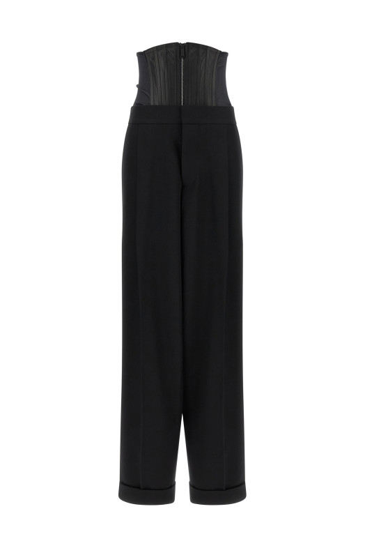 'Tailored2' pants and corset Black