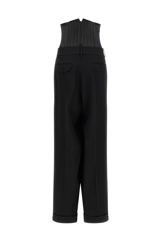 'Tailored2' pants and corset Black
