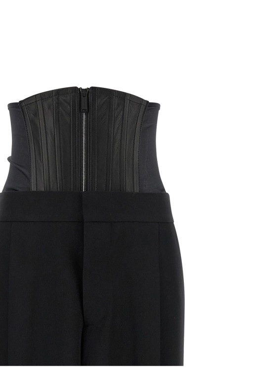 'Tailored2' pants and corset Black