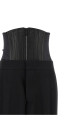 'Tailored2' pants and corset Black