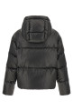 Lacquered finish down jacket Black