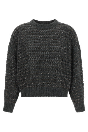 'Dazzling Braids' sweater Gray