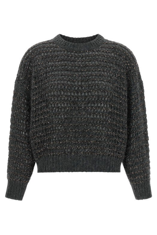 'Dazzling Braids' sweater Gray