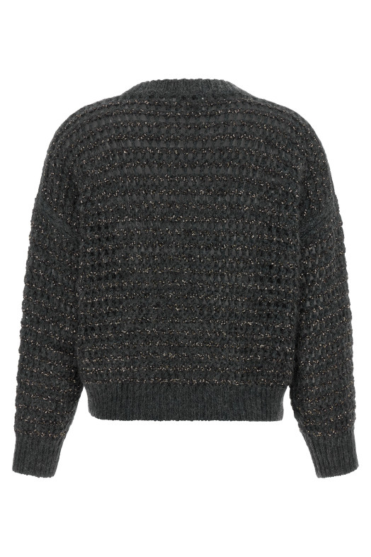 'Dazzling Braids' sweater Gray