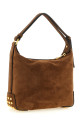 'Gommini' mini suede shoulder bag Brown