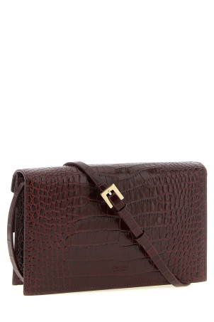 'Aube' mini clutch Bordeaux