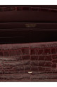 'Aube' mini clutch Bordeaux