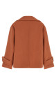 Двобортне пальто рожевого кольору CHLOÉ CH25WMA962726AG