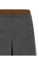 Double layer skirt Gray
