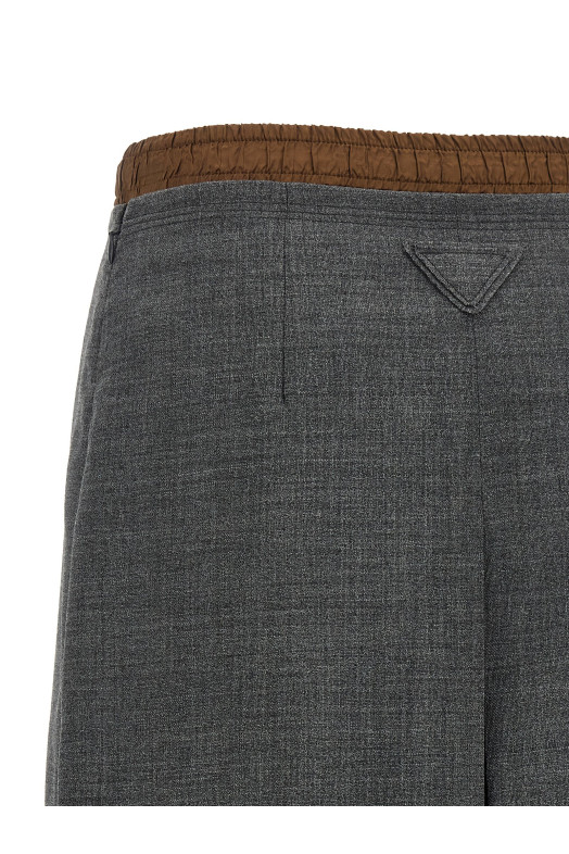 Double layer skirt Gray