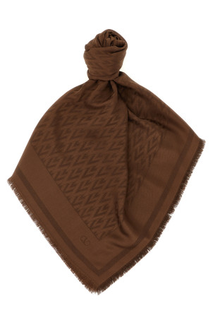 Valentino Garavani 'Toute La V' shawl Brown