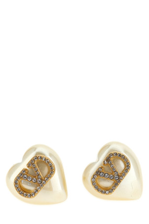 Valentino Garavani heart earrings Gold