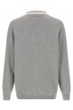 Heraldic logo cardigan Gray