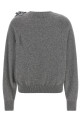 Свитер с вышитым цветком, серый ALBERTA FERRETTI A092066040490
