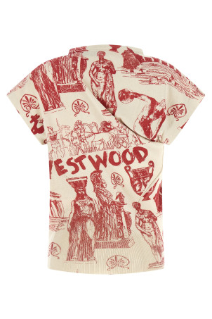 'Justine' top Red