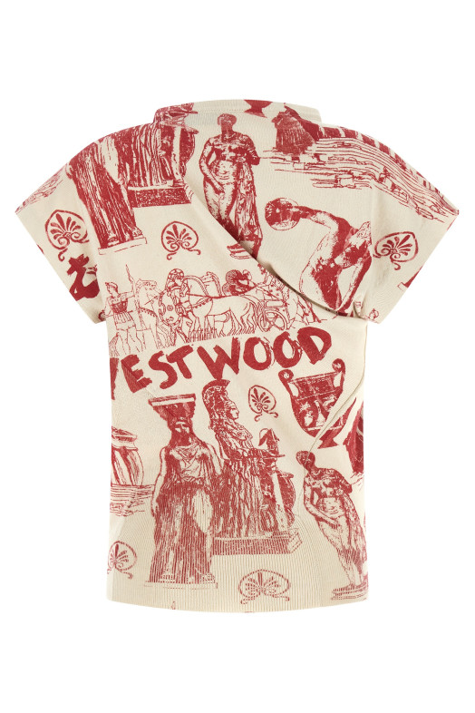 'Justine' top Red