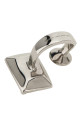Open ring with crystals Silver