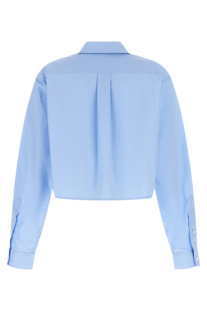 Cropped shirt BLUE