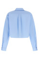 Рубашка укороченного кроя СИНЯЯ ALEXANDER WANG 1WC3261347459B