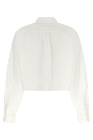 Рубашка укороченного кроя, белая ALEXANDER WANG 1WC3261347100
