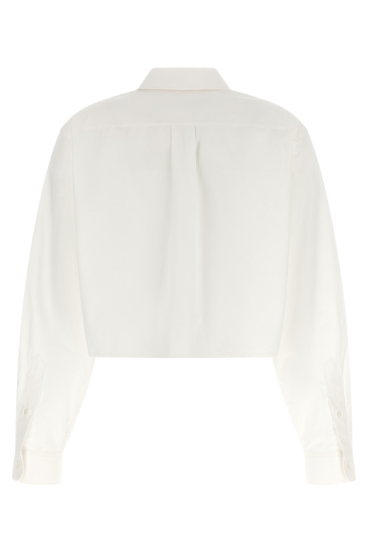 Рубашка укороченного кроя, белая ALEXANDER WANG 1WC3261347100