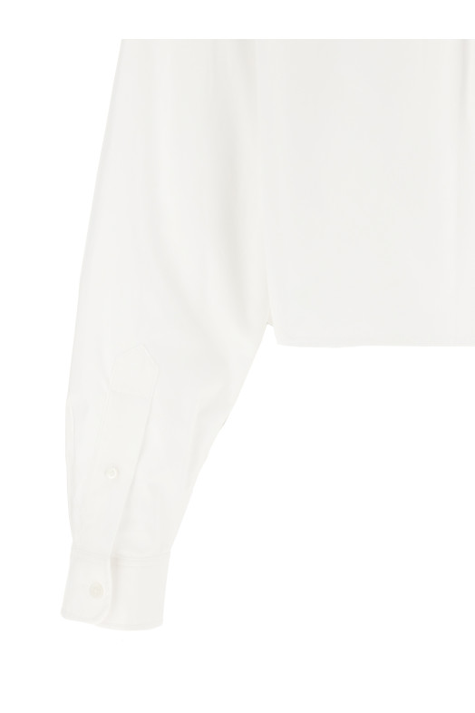 Рубашка укороченного кроя, белая ALEXANDER WANG 1WC3261347100