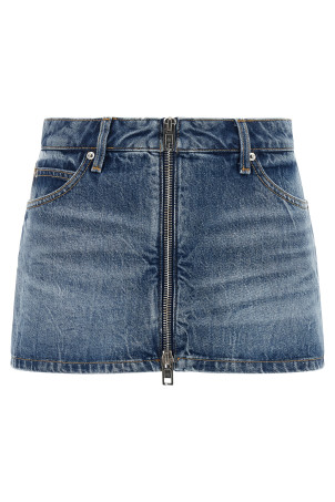 Джинсовая юбка BLUE ALEXANDER WANG 4DC3265128400C