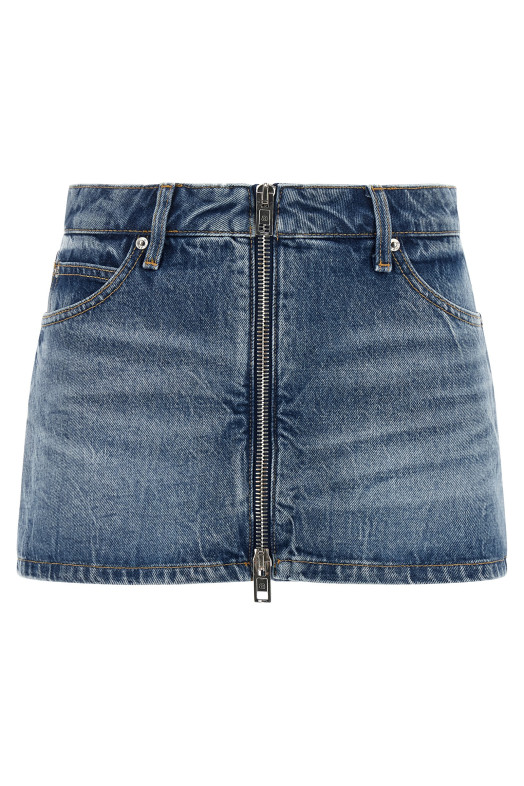 Джинсовая юбка BLUE ALEXANDER WANG 4DC3265128400C