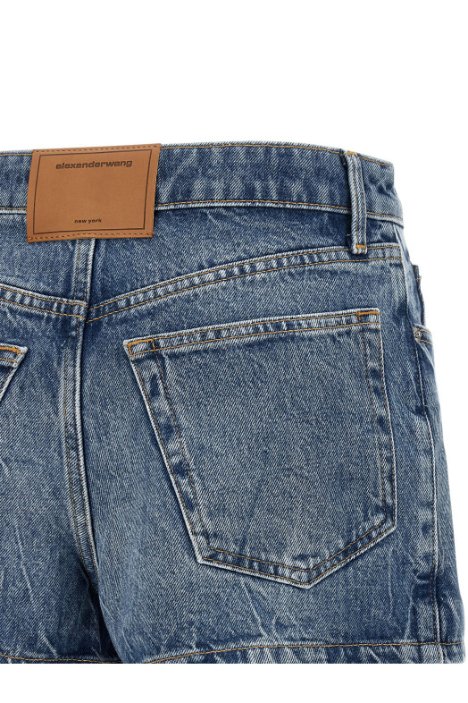 Джинсовая юбка BLUE ALEXANDER WANG 4DC3265128400C