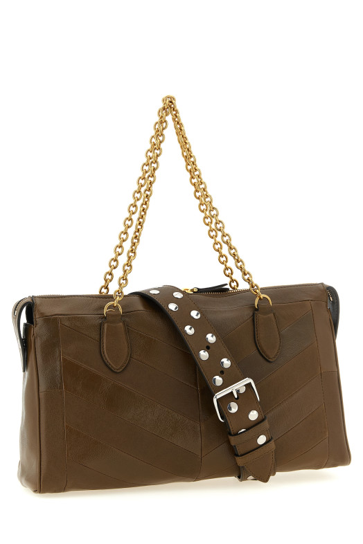 Valentino Garavani 'Panthea' medium shoulder bag Brown