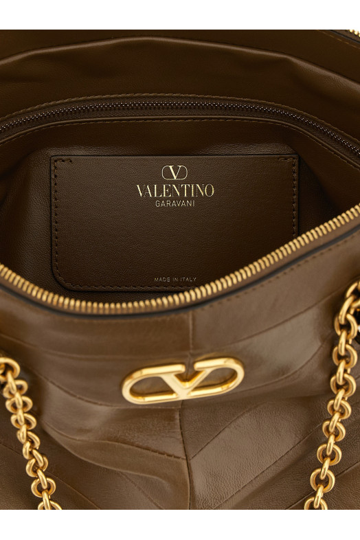 Valentino Garavani 'Panthea' medium shoulder bag Brown