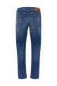Logo embroidery jeans Blue