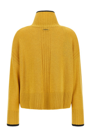 Turtle-Neck Sweater Yellow