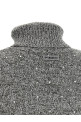 Crystal turtleneck sweater Gray