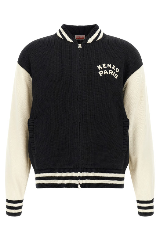 Кардиган «KENZO Paris Emblem», черно-серый FG65CA8053EC99J